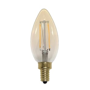 Lâmpada Vela Led Filamento 2W 2200K Retrô Vintage Opus