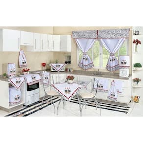 Itens para Cozinha em Patchwork - Galinhas Parceiras