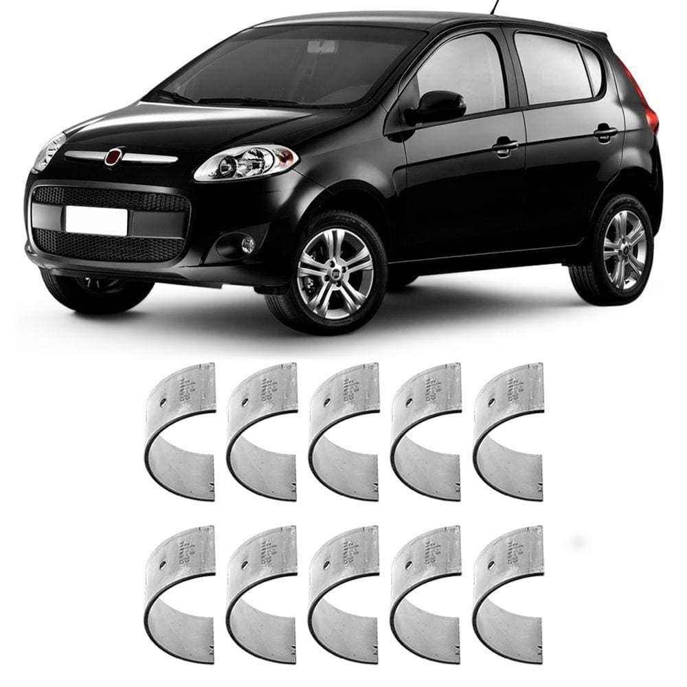 Bronzina Casquilho Mancal 0.25 Palio Siena Strada 16V 2010 a 2019 Metal Leve BC-745