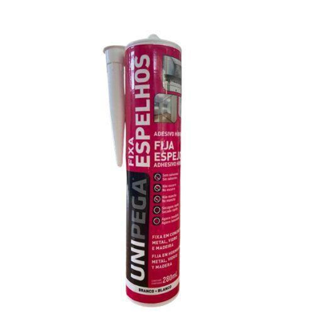 Cola Fixa Tudo Espelho Azulejo Madeira Unipega 400G