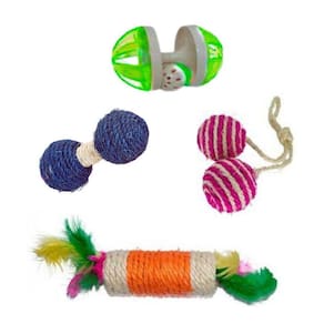 Kit 4 Brinquedos Para Gato