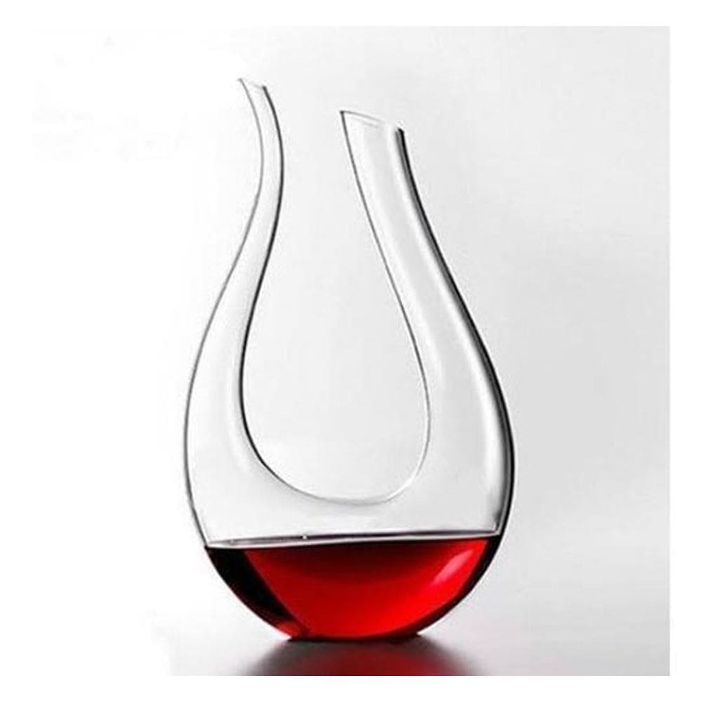 Decanter Vinho 1,5L Vidro Moderno Lapidado 34X21