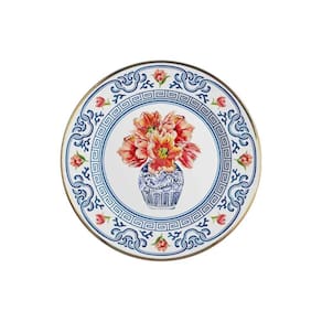 Prato Sobremesa Cerâmica Branca 21cm - Alleanza