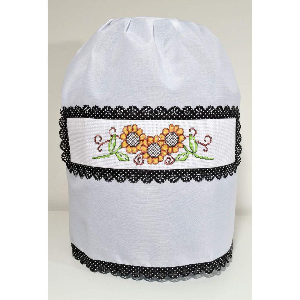 Capa de Botijão Branca - Girassol