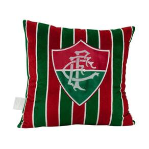 Almofada Quadrada Escudo Time 36X36Cm - Fluminense