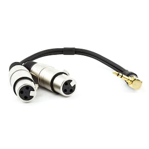 Cabo P2 90 Estereo 2 Xlr Fêmea Conecte O Seu Áudio Qualidade