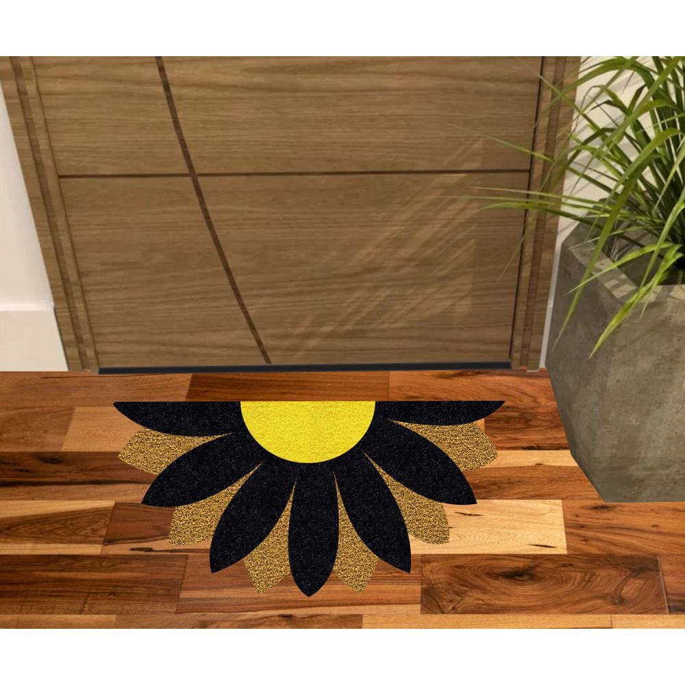 Tapete Flor Formato Meia Lua.