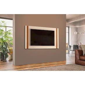 Painel Extensivo para TV Real Perola Metalizado