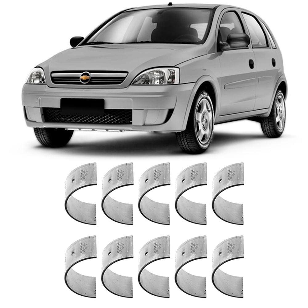 Bronzina Casquilho Mancal STD Corsa Meriva Montana 94 a 2012 Metal Leve SBC452