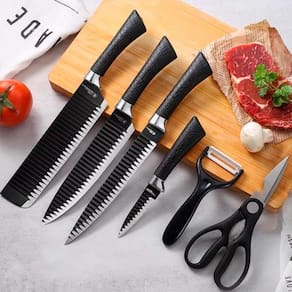 Conjunto Facas 6 Peças Mundial Inox Antiaderente