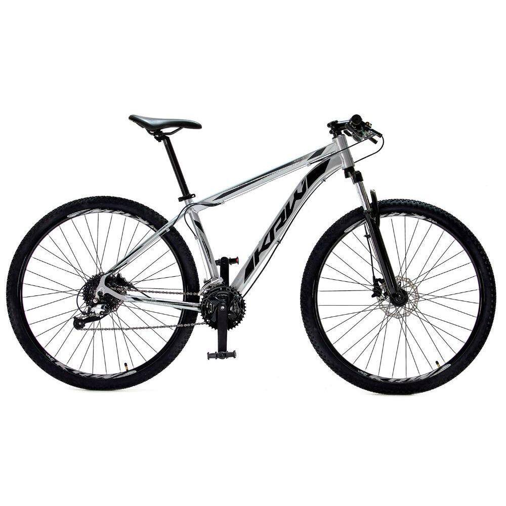 Bicicleta Krw S5 Aro 29 Susp. Dianteira 24 Marchas - Prata/preto
