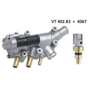 Kit Válvula Termostática + Plug Temperatura Courier Ecosport Fiesta Focus - MTEK20003