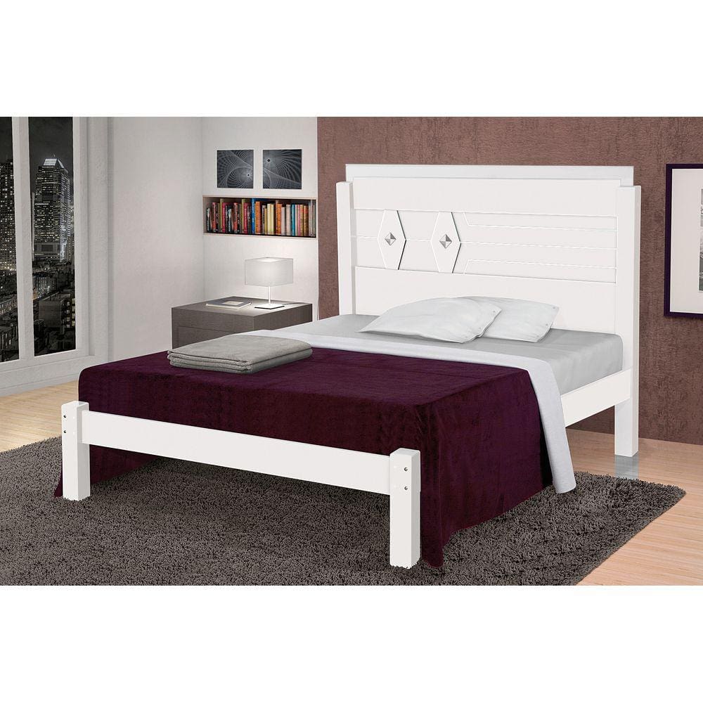 Cama de Casal Lívia Branco
