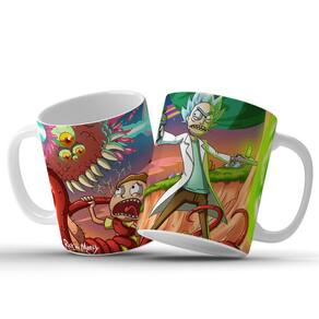Caneca Rick e Morty Personalizada em Cerâmica