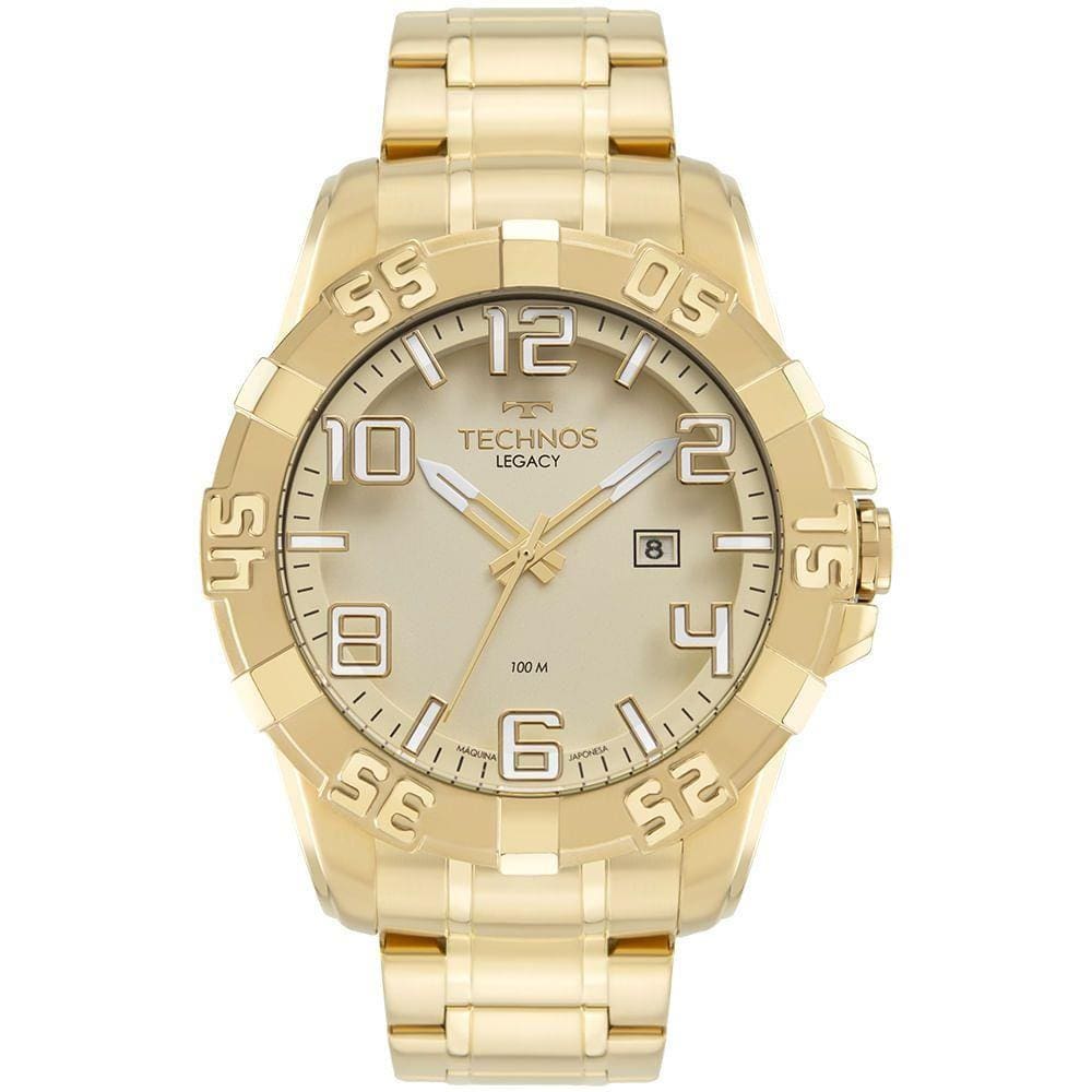 Relógio Technos Masculino Legacy Dourado 2315LAJ/1D