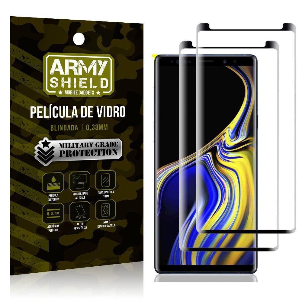 Kit 2 Películas Vidro Blindada 3D Full Cover Galaxy Note 9