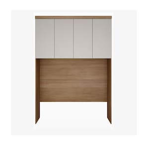 Modulado Aéreo Casal 4 Portas - Linea-Cumaru/Fendi - Móveis Novo Horizonte