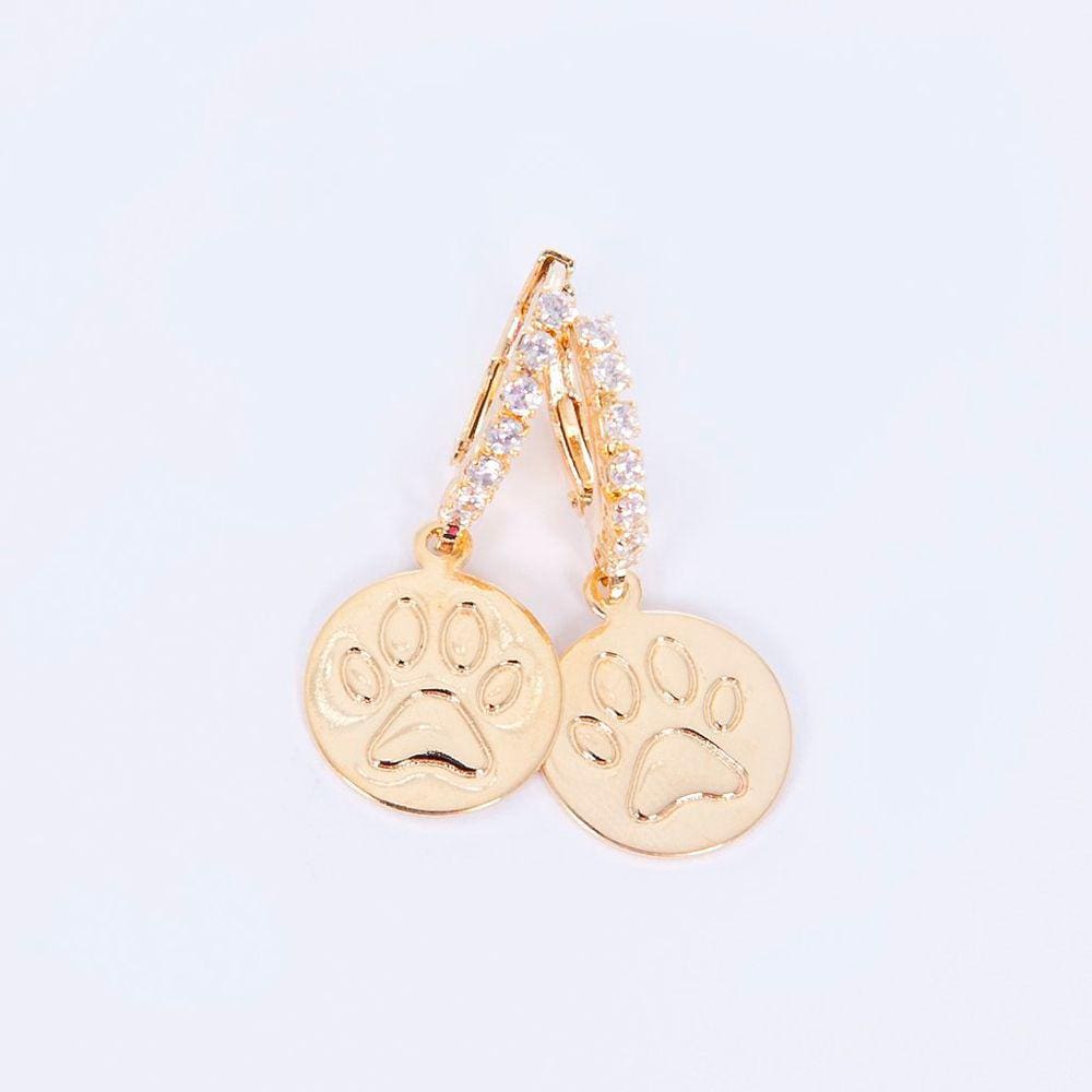 Brinco Patinha Banhado a Ouro