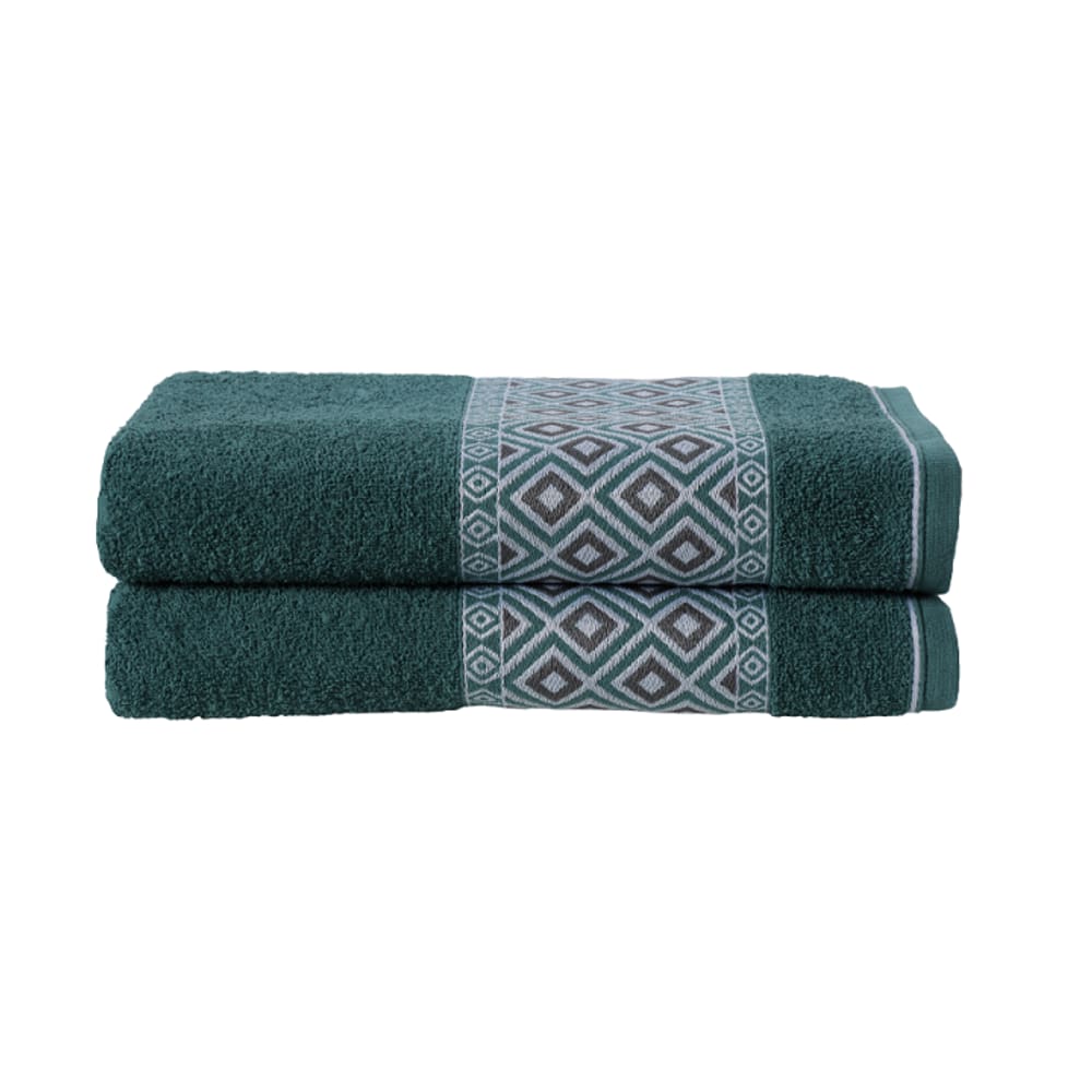 Kit 02 banhos avulsos madri verde escuro