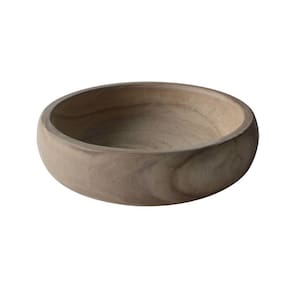 Centro de Mesa em Madeira Natural 28cm RFN0003 BTC
