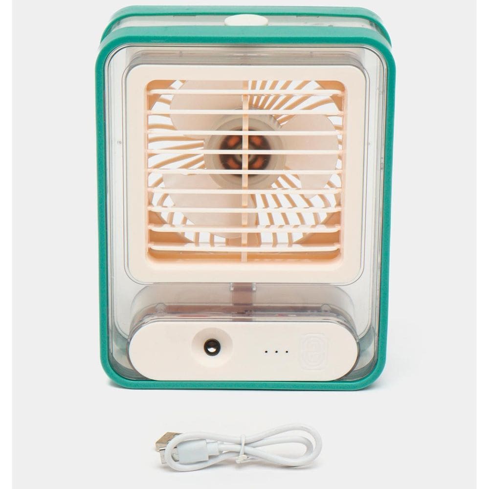 Vent. Portátil Umid. LED 3 Veloc. Recarreg. 1500mAh - Branco