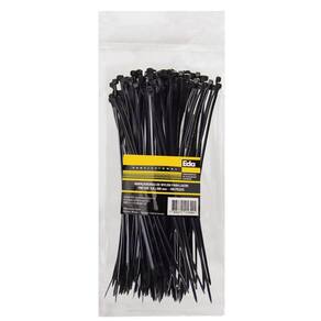 Abraçadeira Nylon 4,8X200Mm C/100 Pcs Preta 9Yu