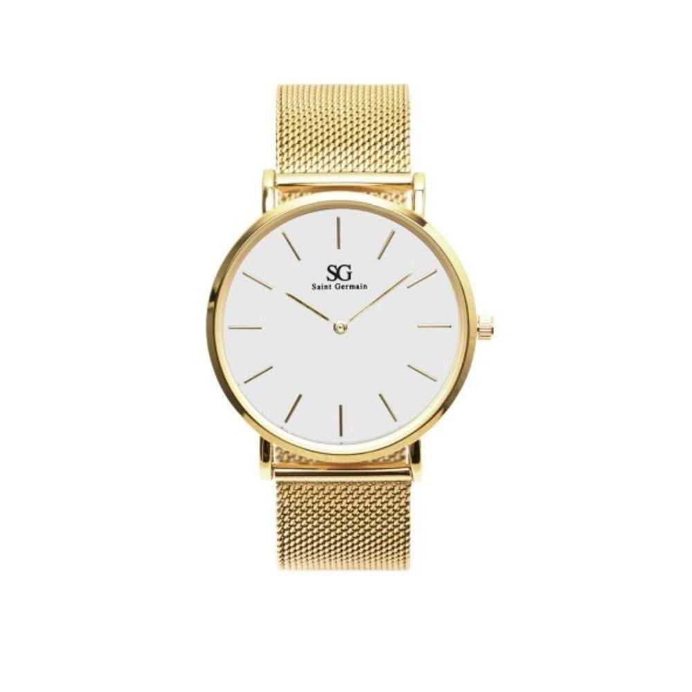 Relógio feminino dourado Chelsea Gold 40mm-Saint Germain