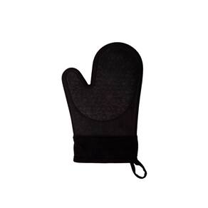 Luva de Silicone Preto com Tecido 29 cm Mimo Style SN14287X