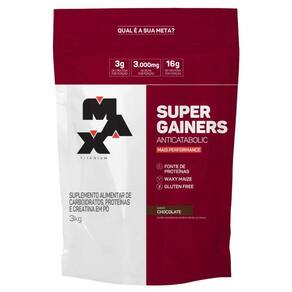 Super Gainers 3kg Max Titanium Sabor