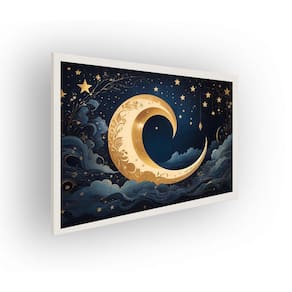 Quadro Decorativo MDF 20x28 c/ Moldura Lua Teatral