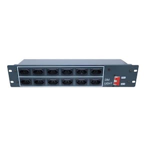 2 Disjuntor Bivolt 12 Tomada Filtro De Linha 63A Rack 19 Mpl