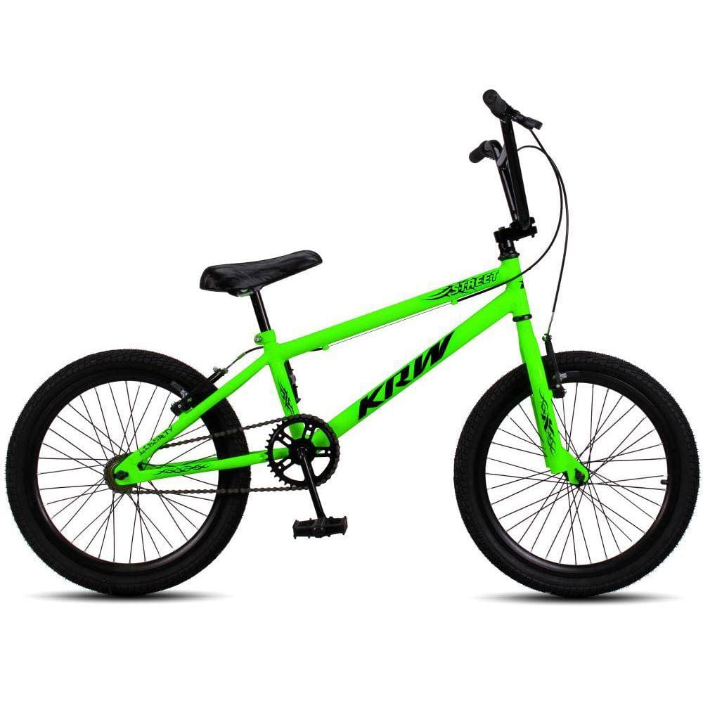 Bicicleta Krw Cross Vb Aro 20 Rígida 1 Marcha - Verde