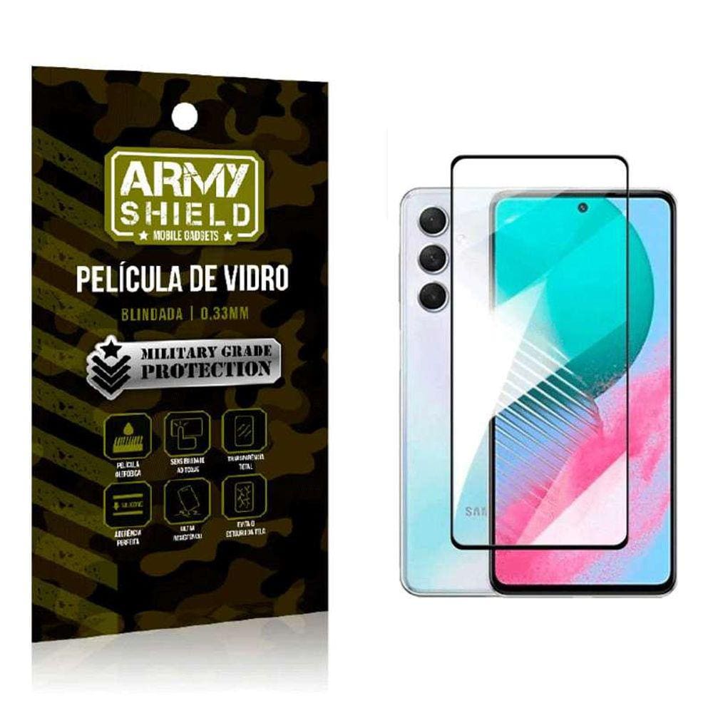 Película de Vidro 3D Blindada Samsung Galaxy M34 - Armyshield
