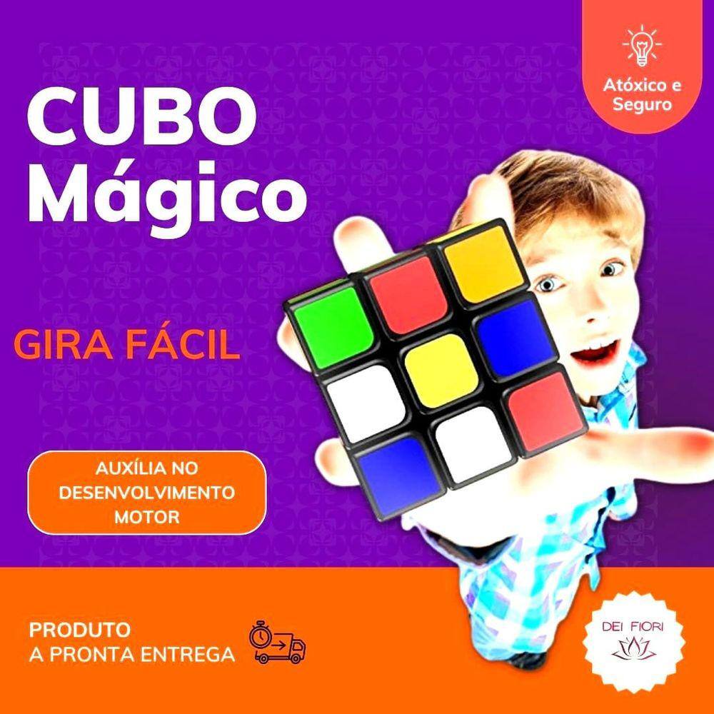 Cubo Mágico Profissional Cuber Pro 3 Color