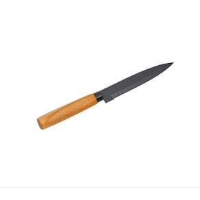 Faca Santoku Grafite Inox e Acácia 7” Mimo Style AC22253