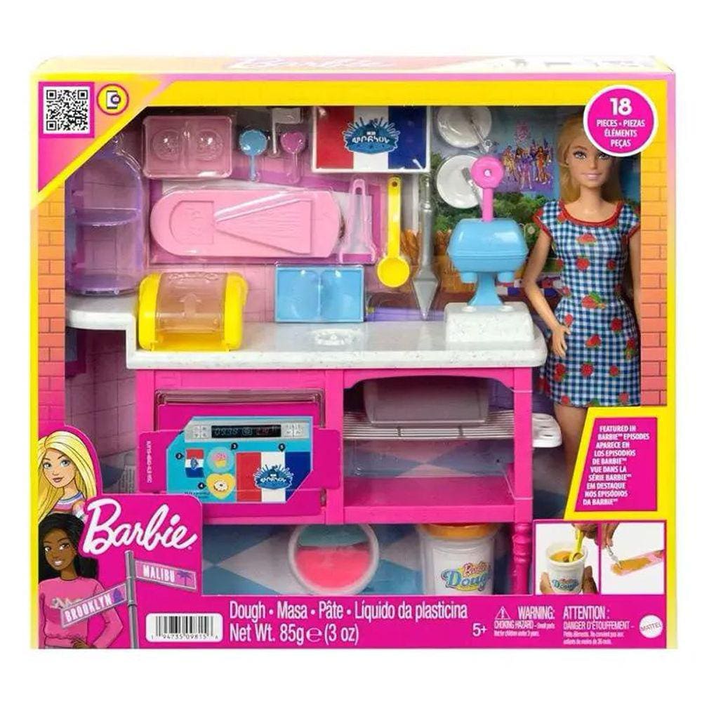 Barbie Confeiteira Café Divertido HJY19 - Mattel