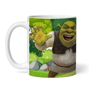 Caneca Shrek e Fiona Personalizada em Cerâmica
