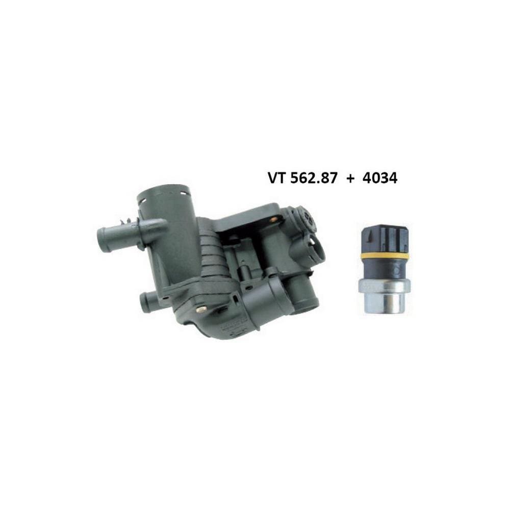 Kit Válvula Termostática + Plug Temperatura Gol Parati 1.0 8V 16V Com Ar Condicionado - MTE Thomson - K20004