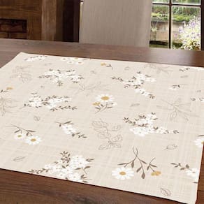 Toalha de Mesa 78x78cm Dohler Esmeralda 01 Algodão Estampada