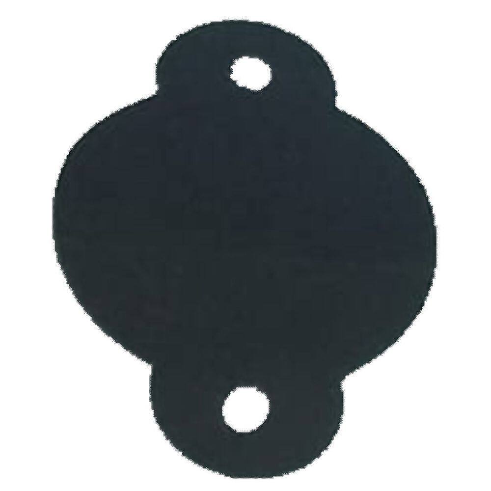 Tag p/ Canudo 5x7,5 Cm Preto 100 unidades