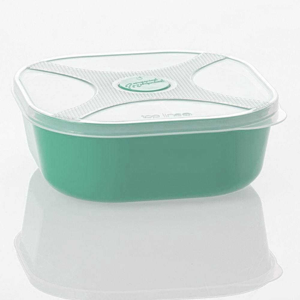 Organizador Multiuso Quadrado 740ML 766-2 Verde - Top Line