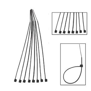Abraçadeira Nylon EDA 9YT 3,6x250mm - 100 un. Preta