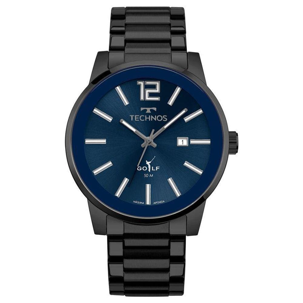Relógio Technos Masculino Classic Golf Grafite 2115tvo/1f