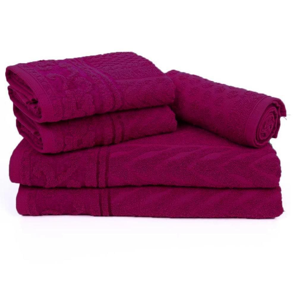 Toalha de Banho Tricot Pink 75x140cm - 400g | Lepin Enxovais