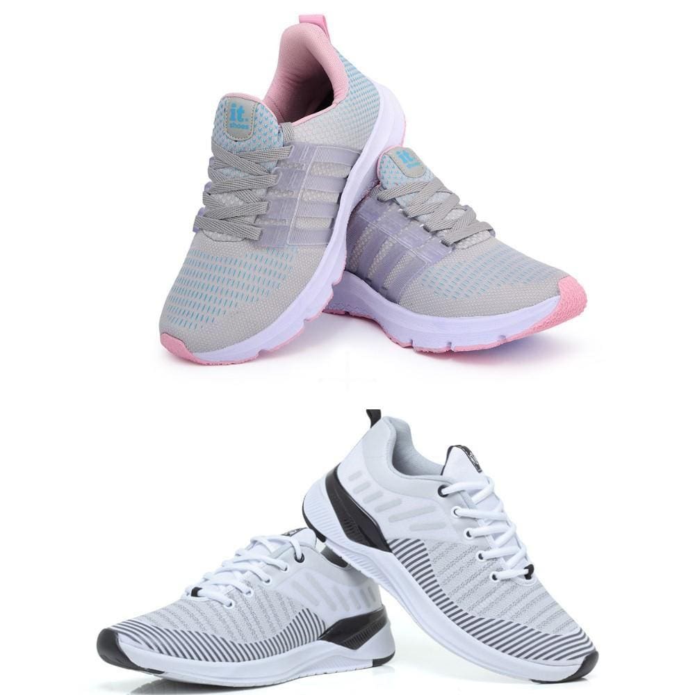Tênis Feminino Esportivo Caminhada Academia Corrida Kit