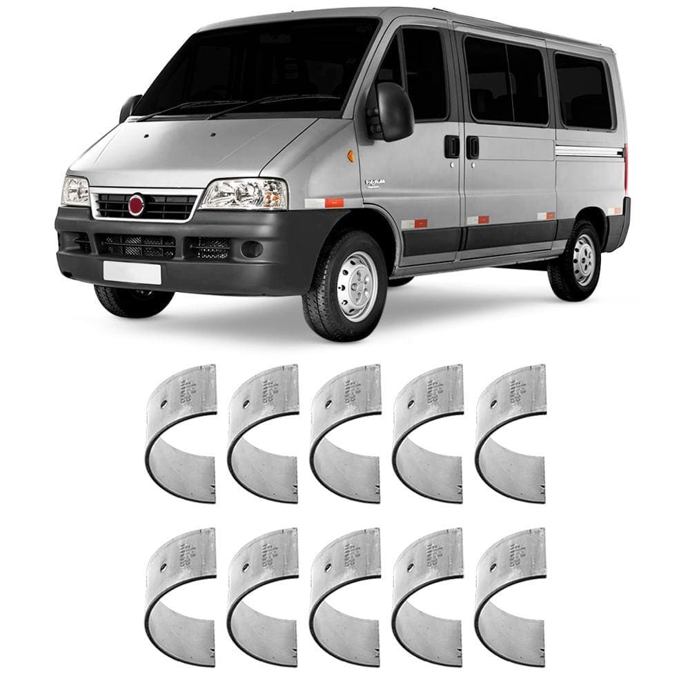 Bronzina Casquilho Mancal 0.25 Jumper Ducato 2.3 16V 2009 a 2022 Metal Leve BC753