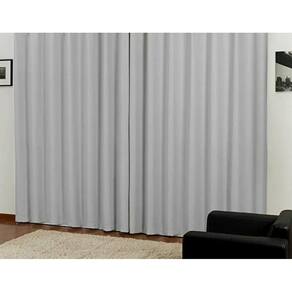 Cortina Blackout 6,00 X 2,30 Trilho Suiço Em Tecido Branca