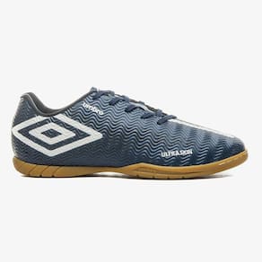 Chuteira Futsal Umbro Ultraskin Masculina - Marinho e Branco