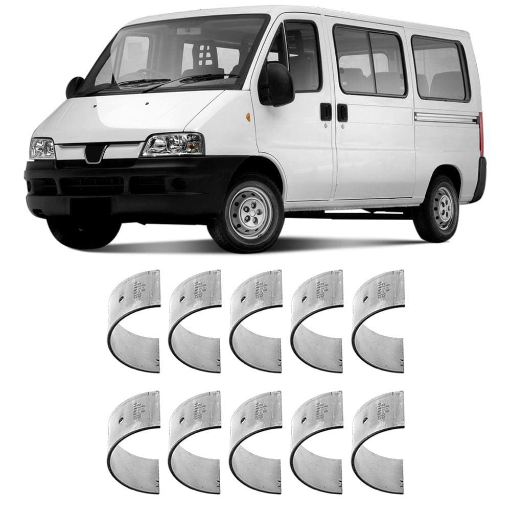 Bronzina Casquilho Mancal 0.25 Boxer Stark 2.3 16V 2010 a 2022 Metal Leve BC753