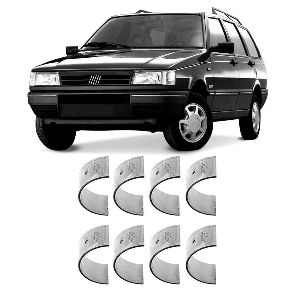 Bronzina Casquilho Biela 1.00 Palio Strada Siena 96 a 2004 Metal Leve SBB407
